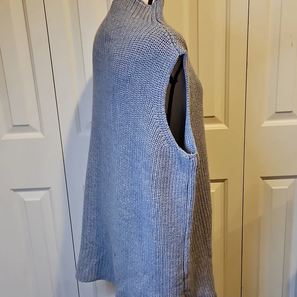 Martha Stewart Gray Sleeveless Knit Tunic Large Like New - Picture 8 of 10